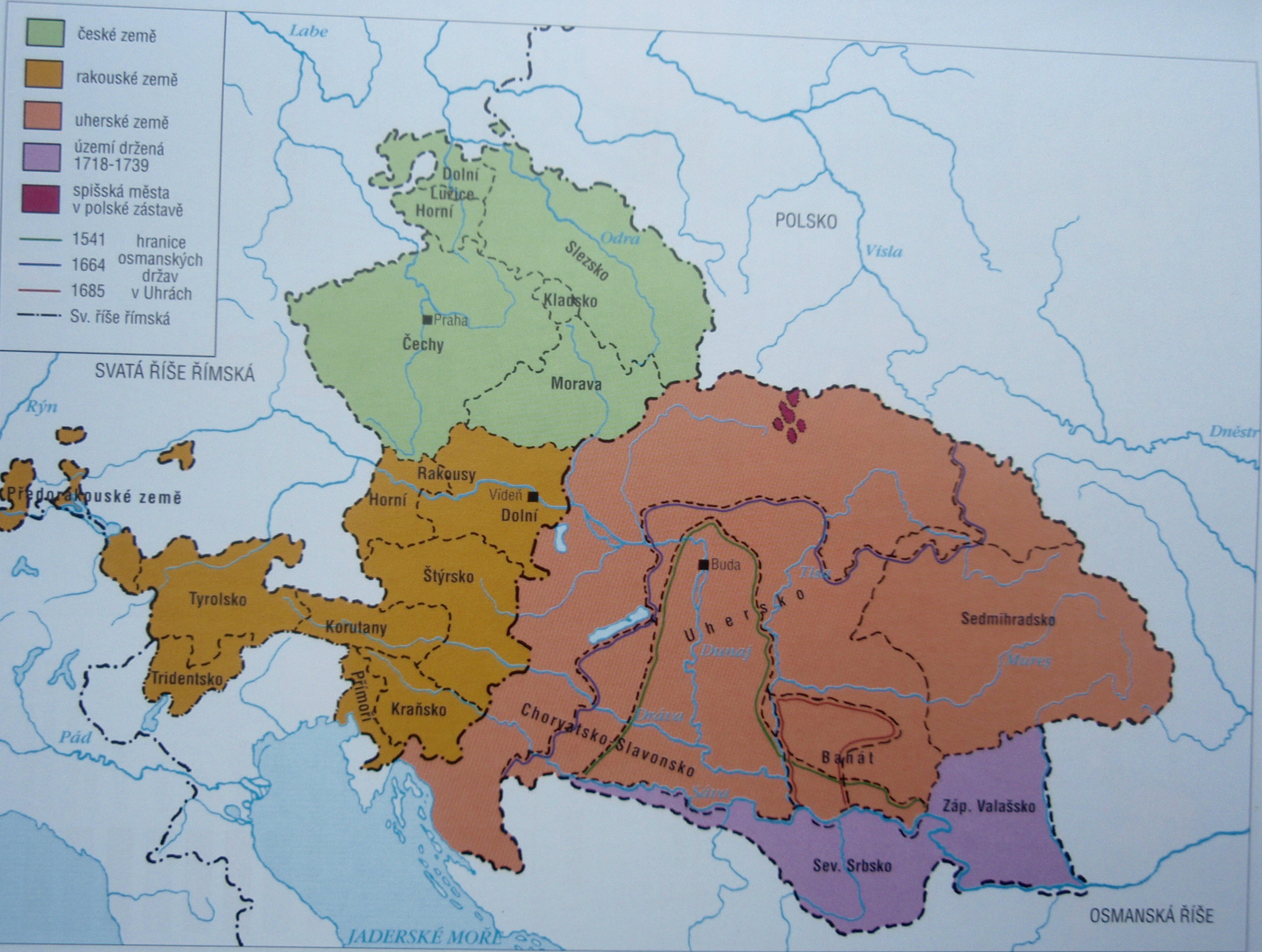 Rok 1526 - 1740 - Habsburská monarchie
