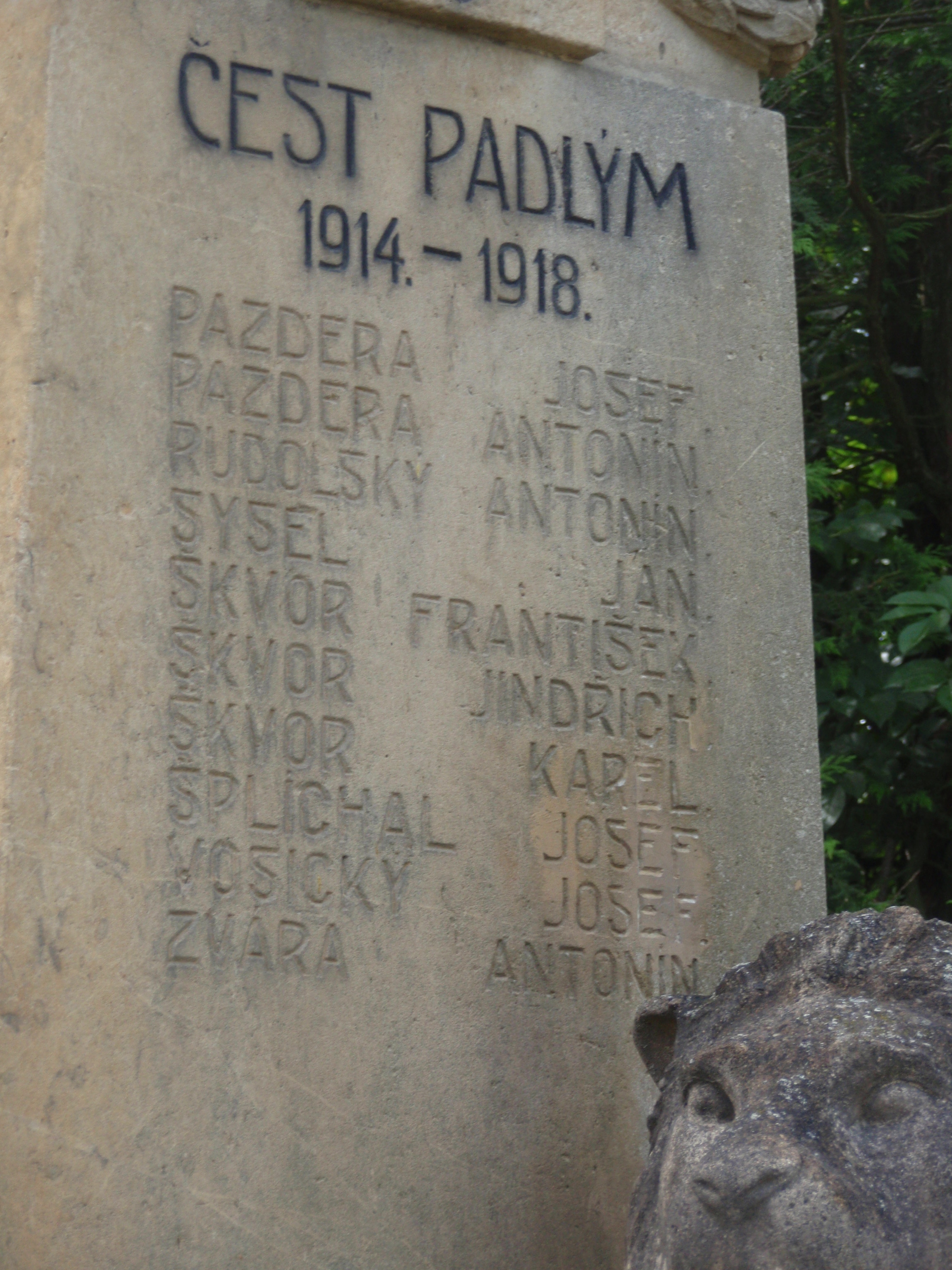 Pomník obětem 1. světové války 4