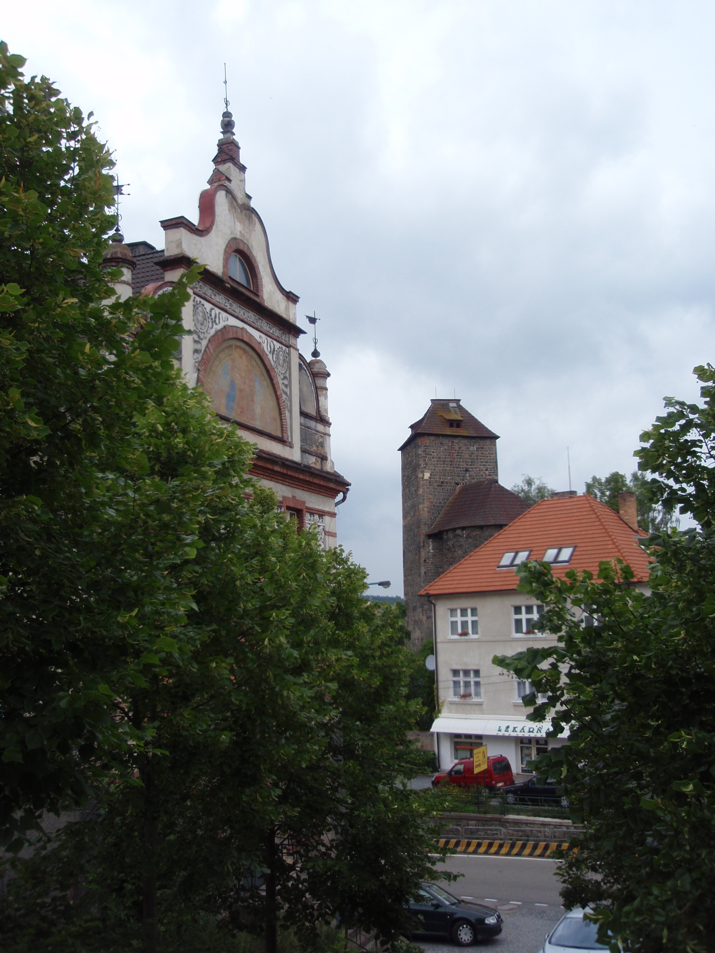 Týnec nad Sázavou - rotunda s hradem  28