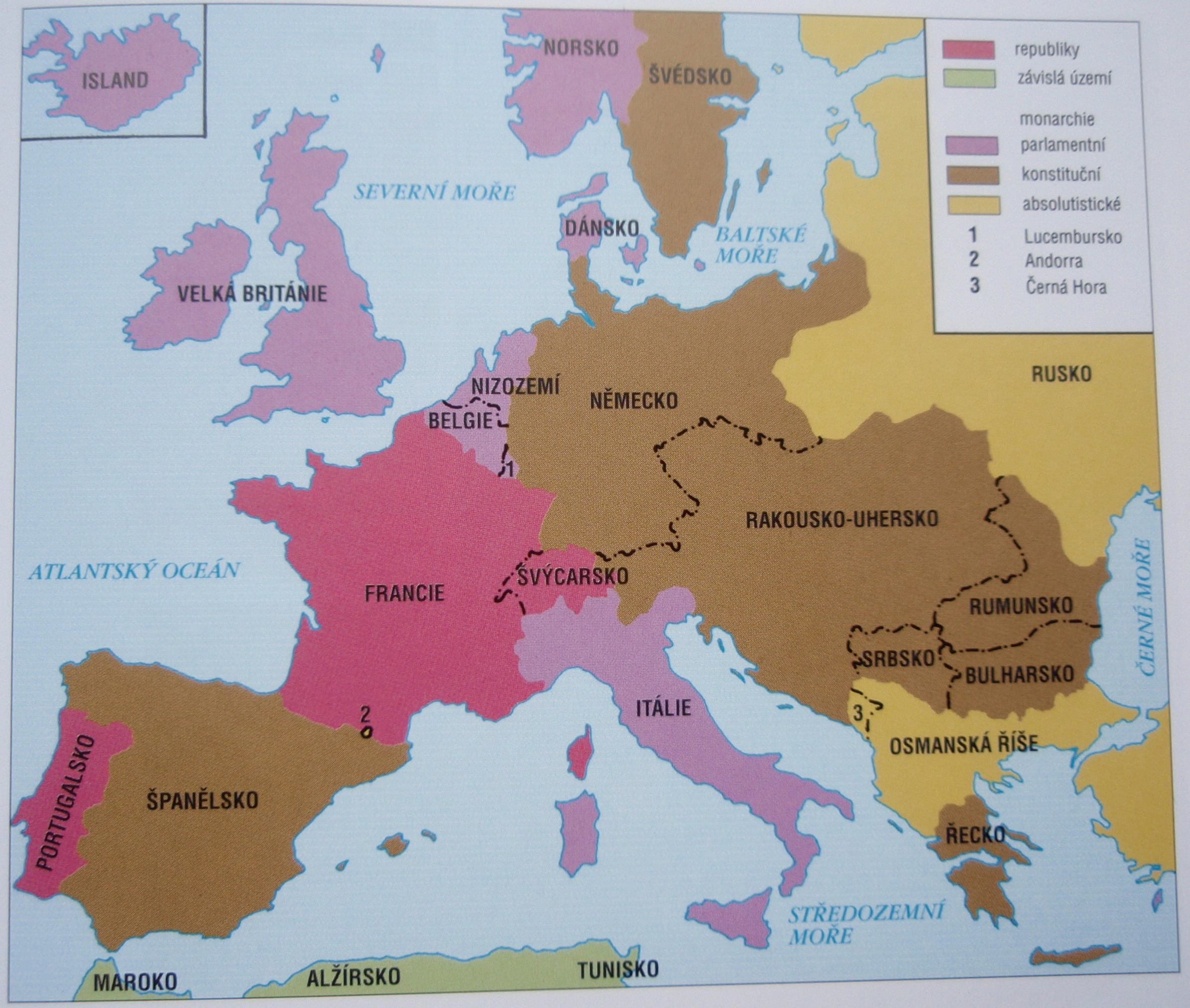 Rok 1914 - vládní reformy v Evropě