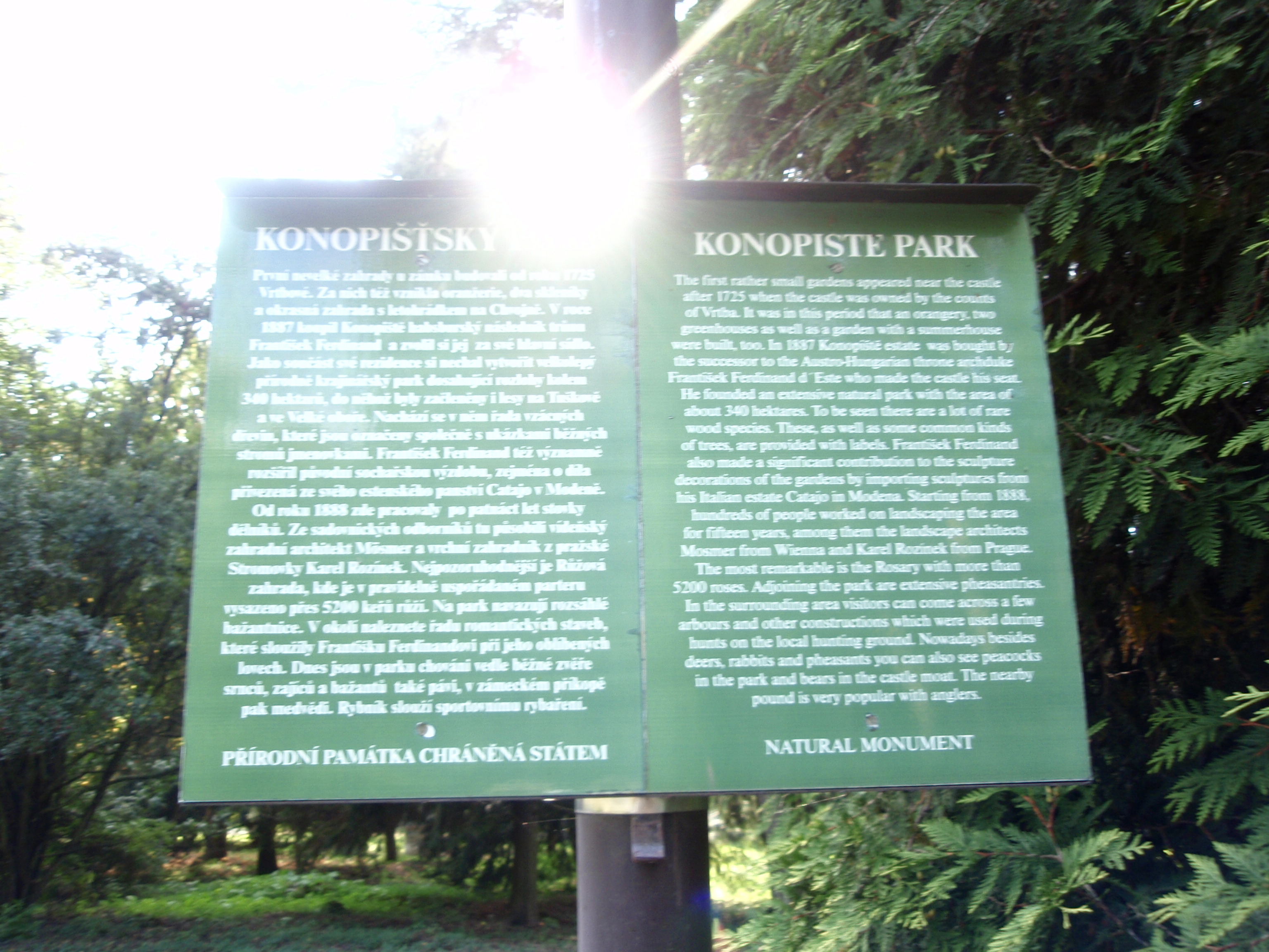 Konopišťský park 1