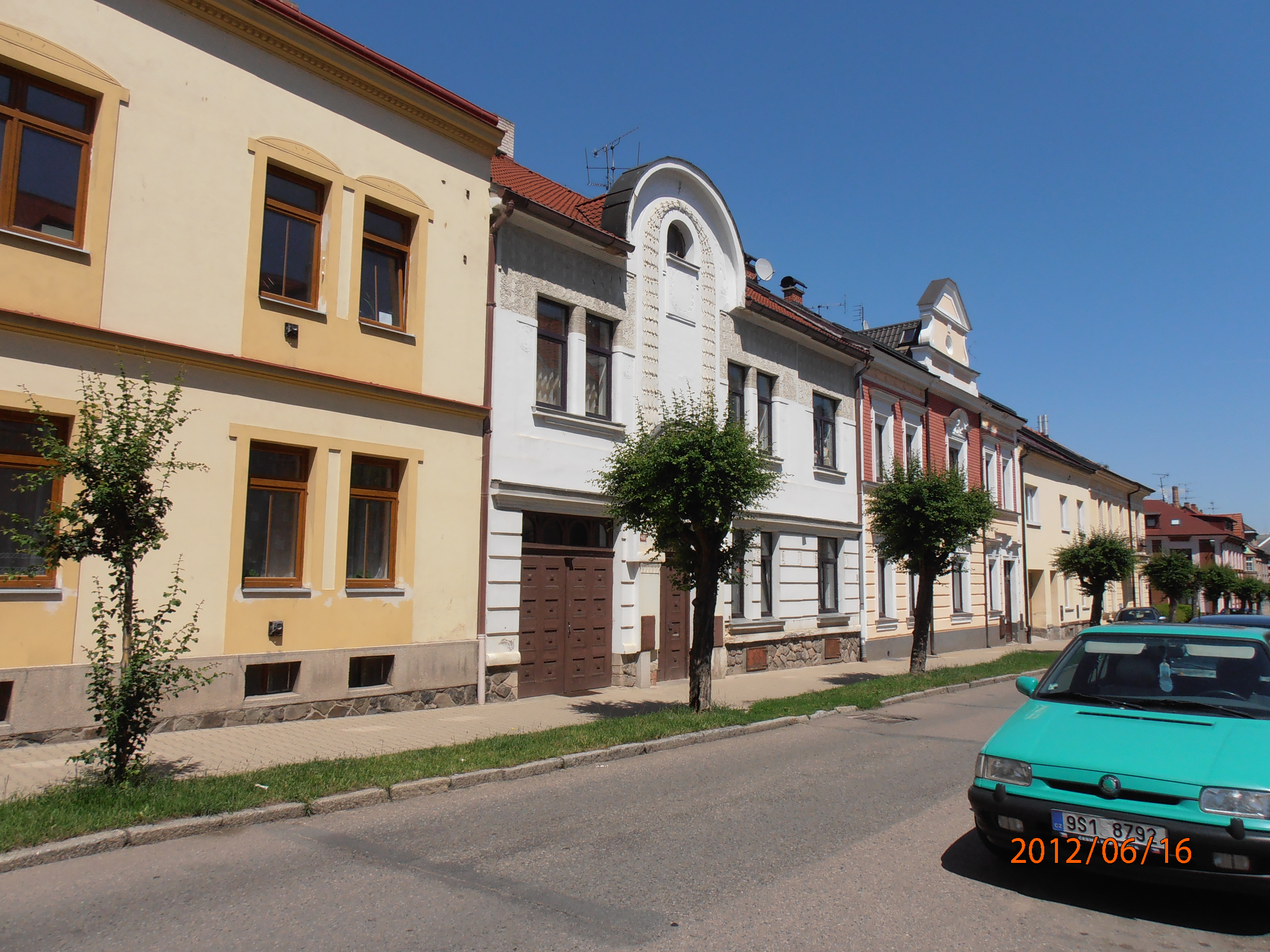 Benešov - secesní obytný dům Dr. Marie Kuncové v Žižkově ulici č. p. 480- 3