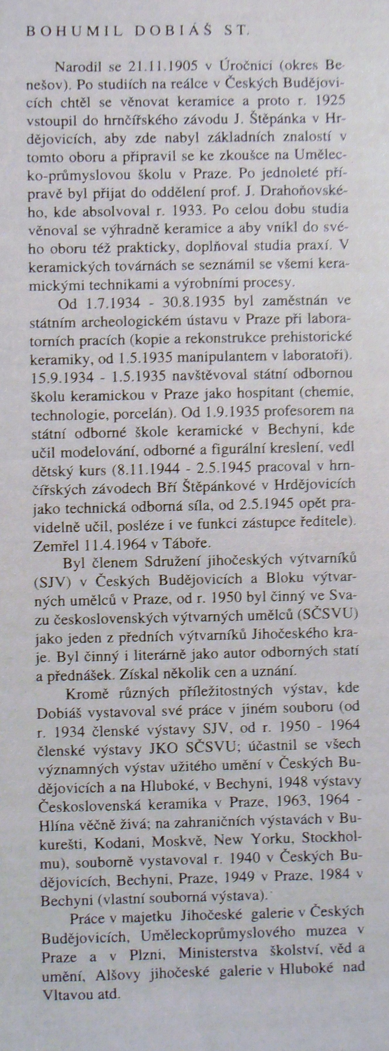 Bohumil Dobiáš_Alšova jihočeská galerie 2