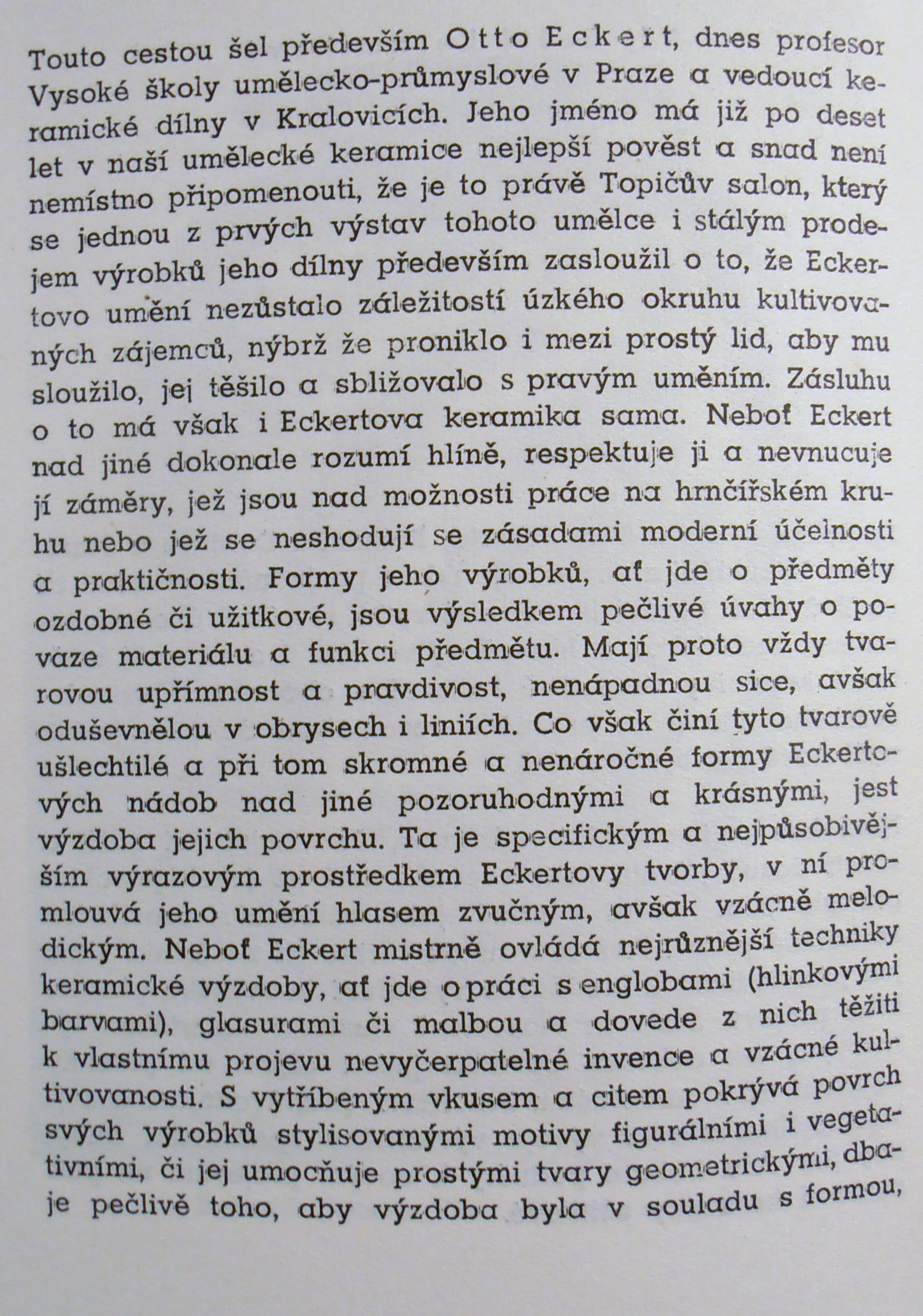 Keramické práce-E. Dobiáše, O. Eckerta, St. Mikuláštíka 6