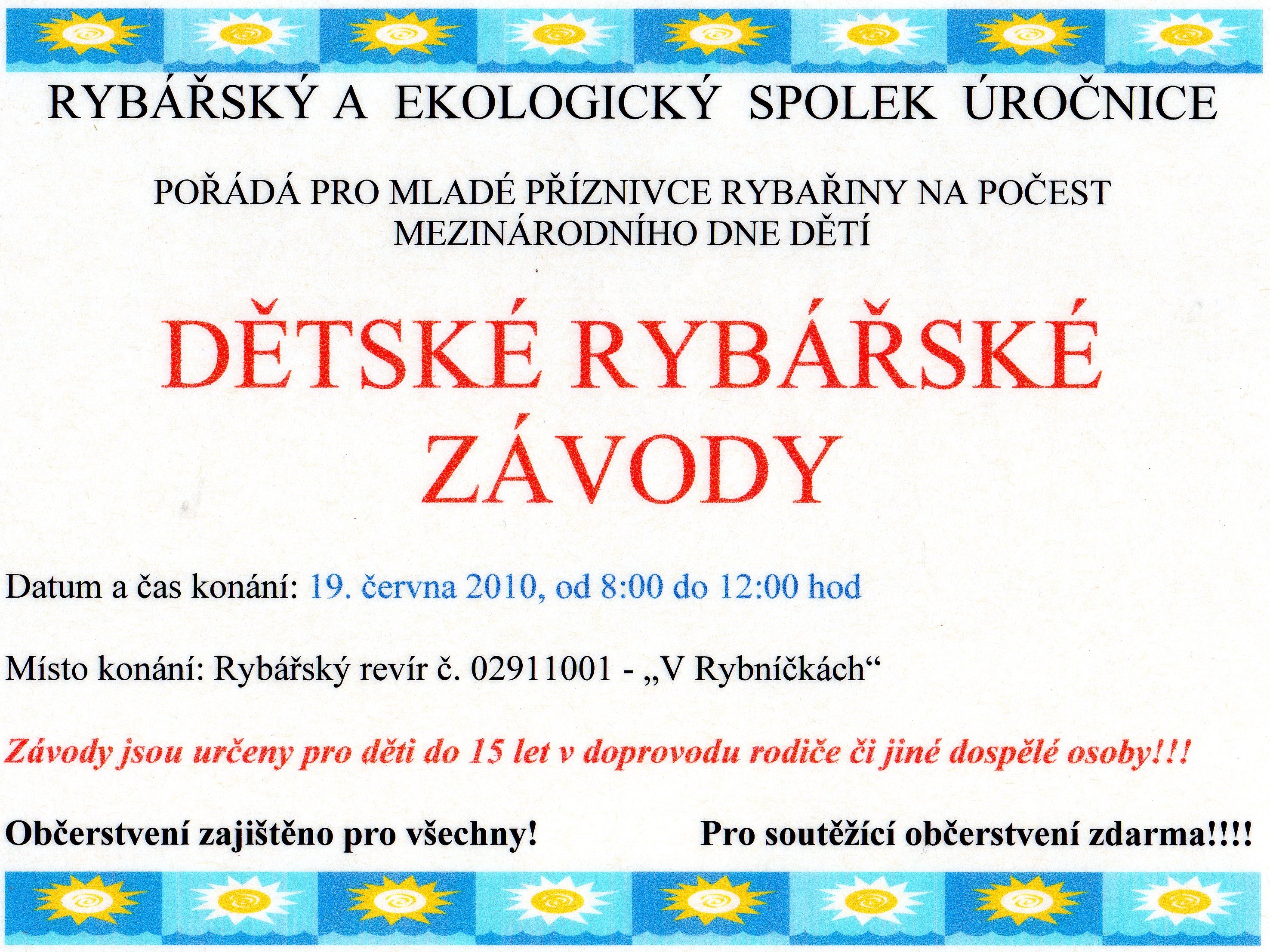 Rybářské závody 2010