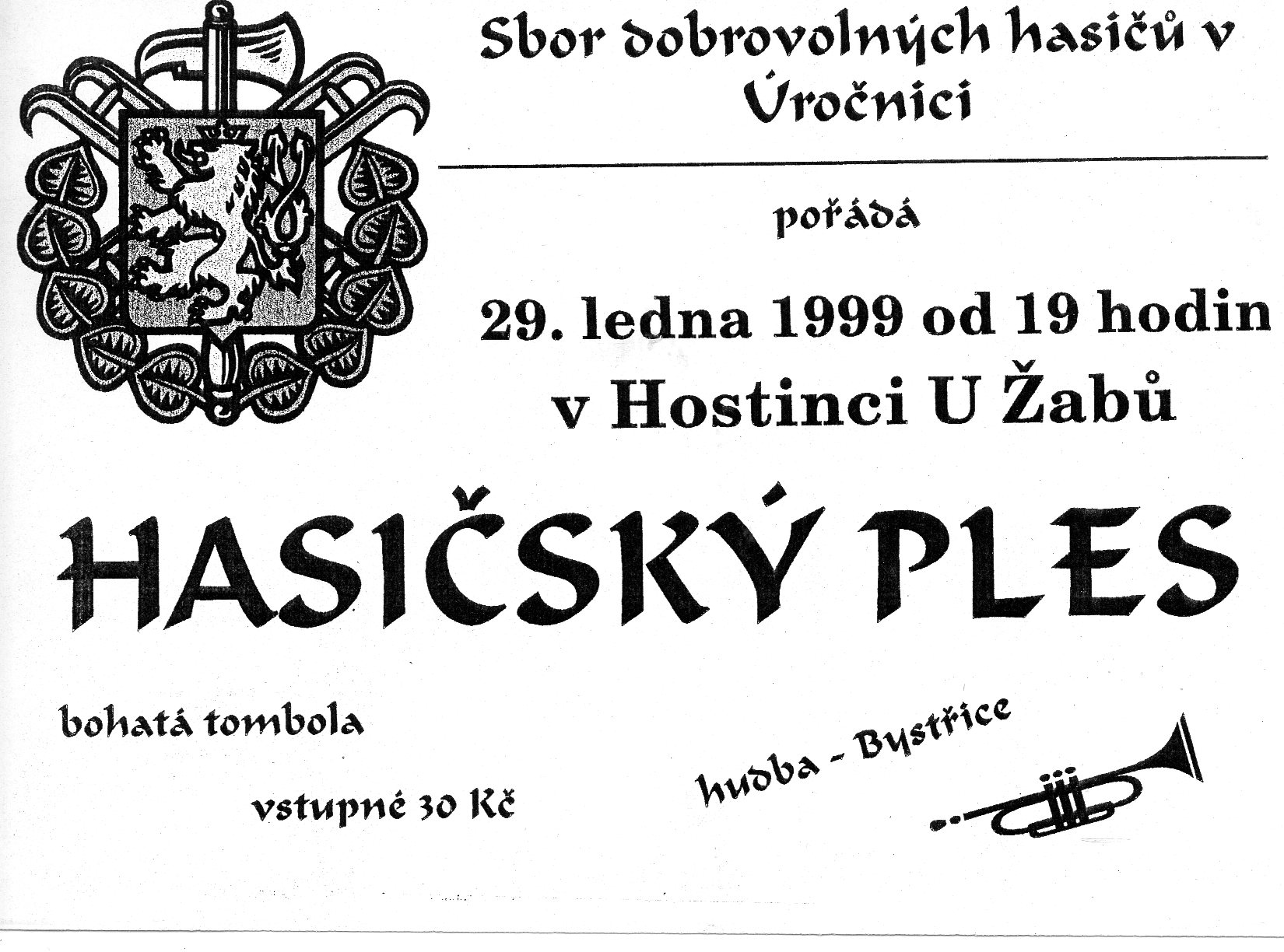 Hasičský ples 1999